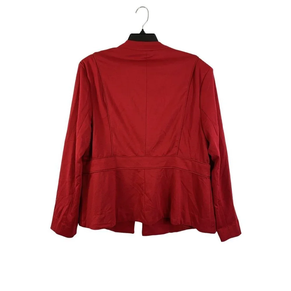 Dressbarn Women's Cherry Red Jacket